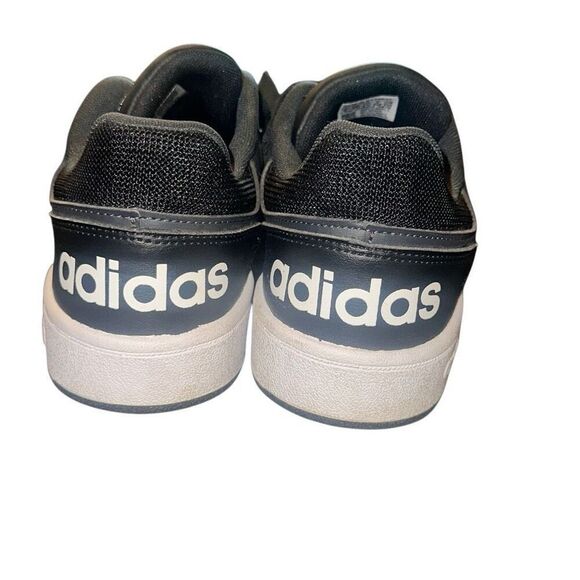 Adidas hoops low men's black /white. Sneakers size men’s 8 Shoes footwear - Picture 3 of 8